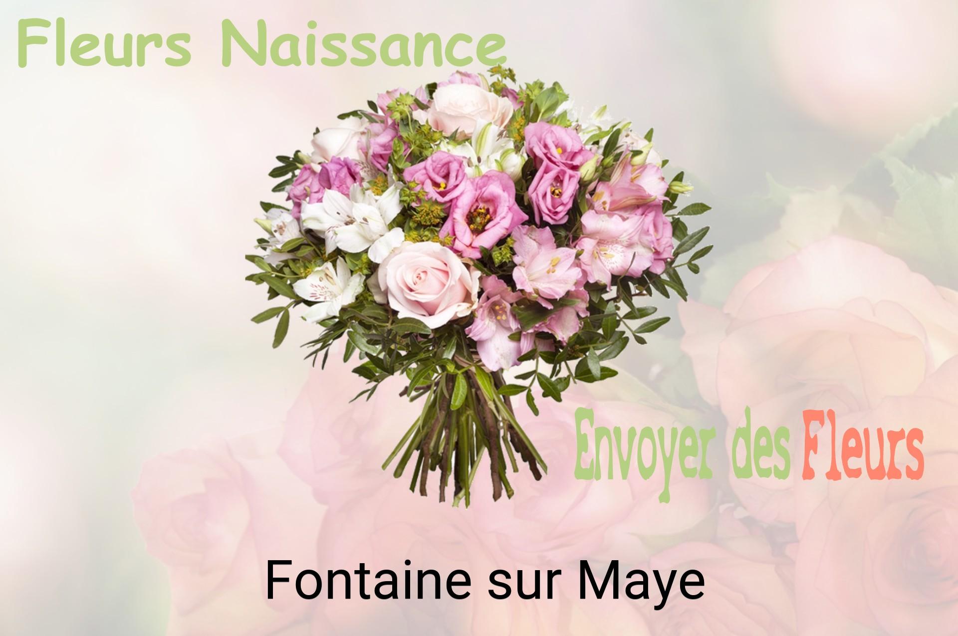 Bouquet de fleurs de naissance livré à Fontaine-sur-Maye