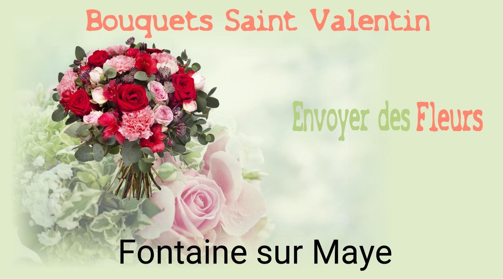 Roses de Saint-Valentin livrées à Fontaine-sur-Maye